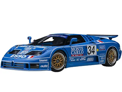 Bugatti Eb110 #34 24 Hours Of Le Mans (1994) 1/18 Model Car By Autoart 89417 • $259.99