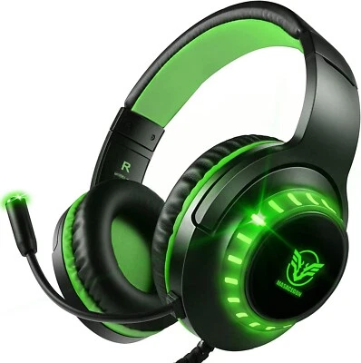 $33.29 • Buy Pacrate Gaming Headset With Microphone For PS4 PC Xbox One Headset Stereo
