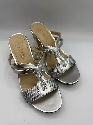 Mootsies Tootsies Sandals Silver Size 9m Sku 3038 • $14.99