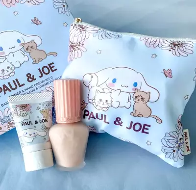 $85.30 • Buy Paul &Joe 20th Anniversary Cinnamoroll Collaboration Primer & Hand Cream Kit LTD