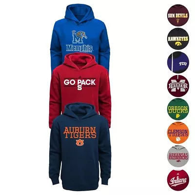 NCAA Team Primary Logo Performance Pullover Hoodie Collection Youth (S-XL) • $11.19