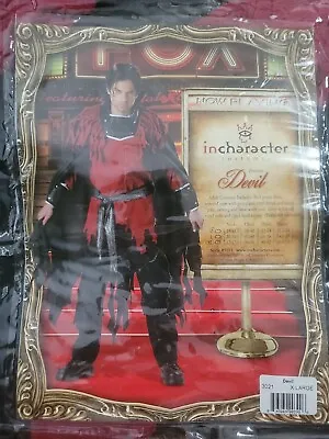 Incharacter Mens X-Large Devil Heavy Costume Highly Detailed! New Sealed?  5☆ 👀 • $26