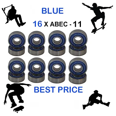 16 Abec 11 608 Wheel Bearing Stunt Scooter Skateboard Quad Inline Roller Skate 9 • £13.99