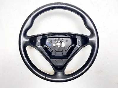 2005-2007 Mercedes C230 C320 W203 Sport Steering Wheel Black 3-spoke Lot216 Oem • $59