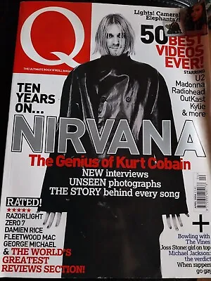 Nirvana (Kurt Cobain) Q Magazine April 2004 • £6.99