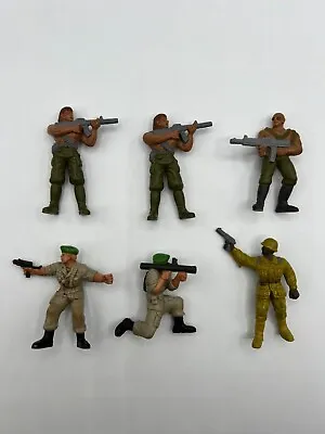 Lot Of 6 Vintage GUTS Action Figures Mattel 1986 Soldier Army Men Troops - K-18 • $9.74