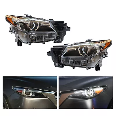 New Pair Left&Right LED Headlights Headlamp For 2016-2020 Mazda CX-9 CX9 W/o AFS • $616