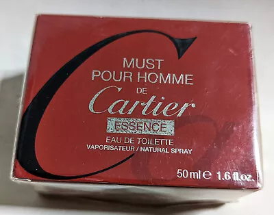 Cartier Must De Cartier Pour Homme Essence Eau De Toilette 50ml / 1.6oz Spray • $199.90