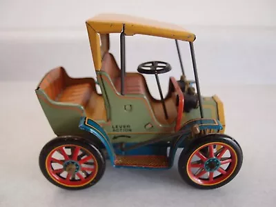 Vintage Modern Toys Japan Tin Metal Lever Action Car Works • $17.50