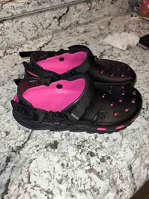 Post Malone Crocs Black And Pink Size 12 M • $150