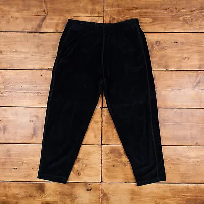 Vintage Lacoste Joggers Pants Trousers 38x28 90s Izod Velour Tracksuit Bottoms • £28.79