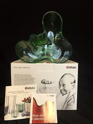 IITTALA Alvar Alto Collection 8” Vase With Box Green • $149