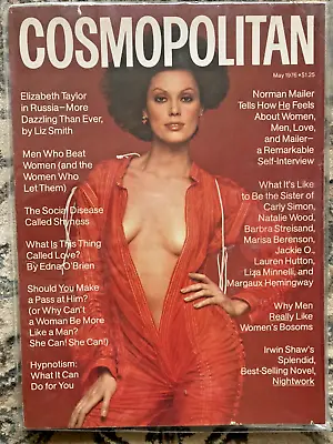 Vintage Cosmopolitan Magazine May 1976 Vtg Norman Mailer Sisters Carly Simon • $16.99