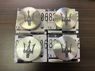 OEM Genuine Factory Maserati Center Cap Set 82336806 GranTurismo Quattraporte • $99.95