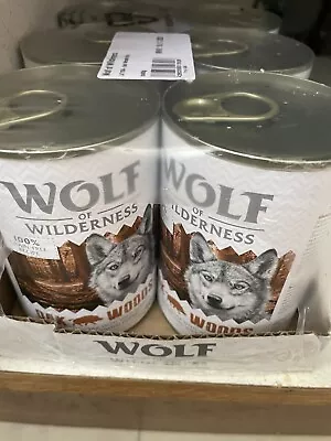 Wolf Of Wilderness Dog Food 11 Cans + 2 Cans Wiejska Zagroda Wild Boar • £15