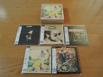 Elton John Promo Box + 5 Japan Mini LP CD Set Sealed Condition Taupin • $260