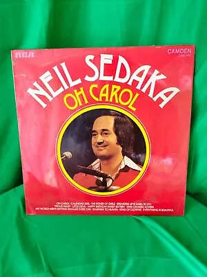 * Neil Sedaka - Oh Carol - 12  Vinyl LP Album 1974 Record VG+ • £3.99