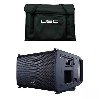 QSC LA112 12  Powered Line Array Loudspeaker Package With Transport Tote • $3210.98