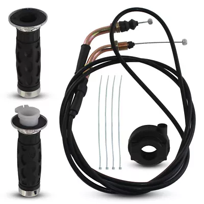 4 Stroke Throttle Twist Grip Set Scooter Cable Accelerator NEW For GY6 50cc 80cc • $22.58