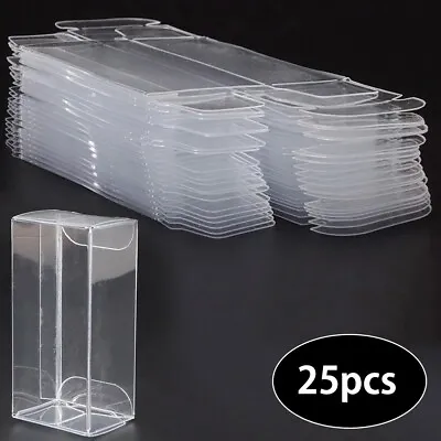 Clear Display Box Case 25 X 1:64 Plastic PVC Show For Model Toys Storage Car Box • $13.19