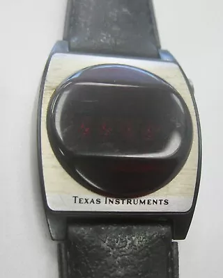 Vintage C. 1970s Texas Instruments SERIES 500 LED Functional Watch • $129