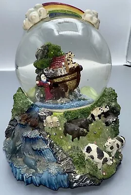 Noah's Ark Snow Globe Water Globe Collectible Music Doesn’t Work 6”x5” • $14.50