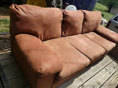 $125 • Buy Used Ashley Sleeper Sofa Couch Brown Bed