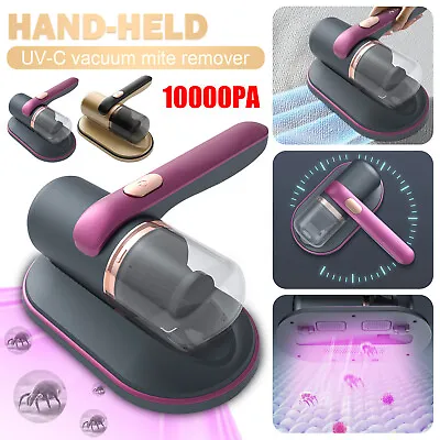 10000kpa Handheld Mite Remover Home Bed Mattress Vacuum Sofa Cleaner USB UV-C AU • $41.79