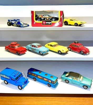£23 • Buy Vintage Corgi Job Lot Jaguar Mark X VW 1200 Saloon Austin A.60 Land Rover 109 WB