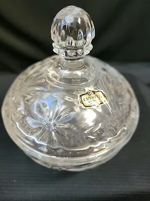 ZaJecar 24% Lead Crystal Candy Dish W/ Lid  • $7.95