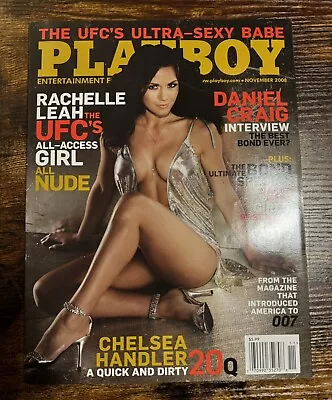 Playboy Magazine November 2008 - Rachelle Leah - Ufc • $5.39