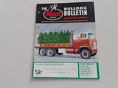 The Bulldog Bulletin Mack Truck Australia Magazine 1969 Volume 1 Number 5 • $79.90