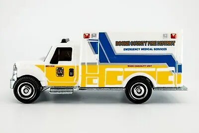 Matchbox - International Ambulance - BOONE COUNTY FIRE DISTRICT • $0.99