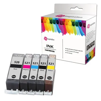 £8.90 • Buy 5 Ink Cartridge For Canon Pixma Printer MP540 MP550 MP560 MP620 MP630 MP640