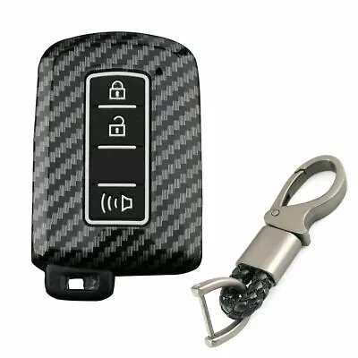 For Toyota 4Runner Tacoma Tundra Remote ABS Key Fob Hard Carbon Fiber Case Cover • $11.61