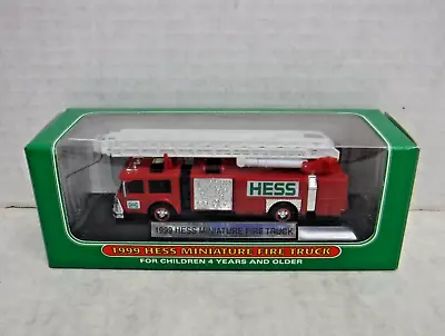 Red Fire Truck 1999 Hess Miniature Diecast 020824AST2 • $12.99