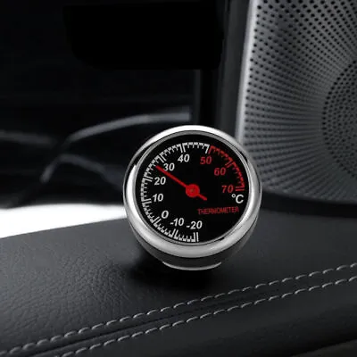 £4.67 • Buy Mini Car Digital Clock Watch Thermometer Gauge Meter Decoration Clock Accessory