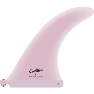 Koalition California Longboard Fin 9 Inch Pastel Pink NEW Surfboard • £65.95