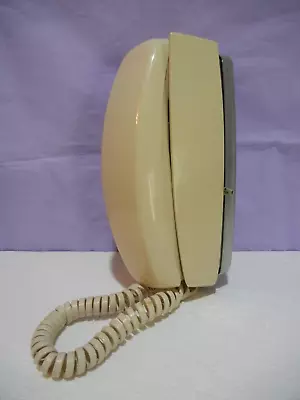 Vintage Bell System Western Electric Ivory Rotary Trimline Wall Phone • $32