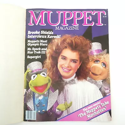 Muppet Magazine Summer 1984 Brooke Shields Leonard Nimoy Star Trek III VTG • $24.98