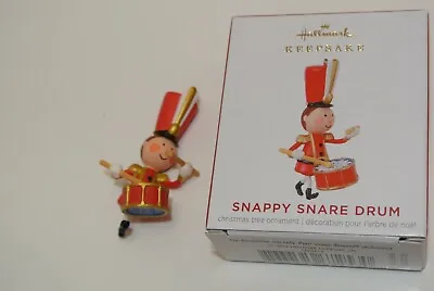 2021 Hallmark SNAPPY SNARE DRUM Marching Band Miniature Ornament BRAND NEW MINT • $5.95