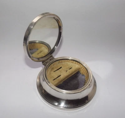 £85 • Buy ANTIQUE GEORGE V STERLING SILVER JEWELLERY BOX, RING BOX C1929