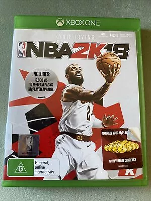 NBA 2K18 - Xbox One - 2018 Basketball Game + Manual 060 • $10