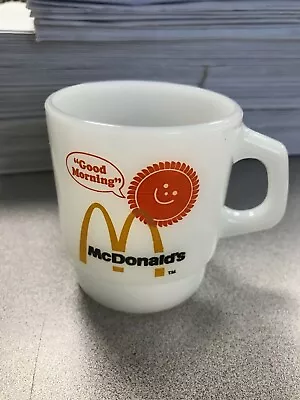 One McDonald's Milk Glass Coffee Mug • $15