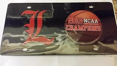 Louisville Cardinals 2013 Ncaa Basketball Champions Acrylic License Plate • $6.95