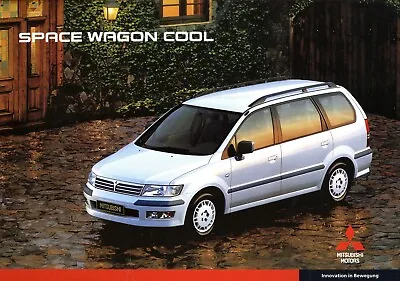 2002 Mitsubishi Space Wagon Cool Prospekt 5/02 D 1 Bl Catalog Brochure • $18.03