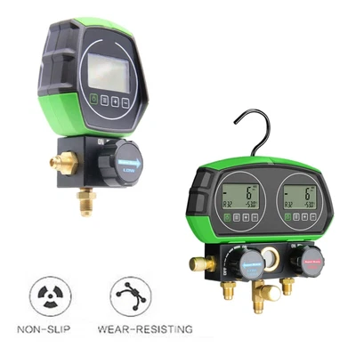 $172.24 • Buy HVAC Digital Manifold Gauge Kits Refrigeration Gauge Leak Tester Diagnostic Tool
