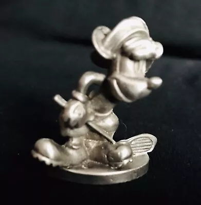 Pewter MICKEY MOUSE Golfing Golfer Golf Silver Metal Statue Figurine B • $9.95