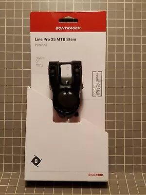 Bontrager Line Pro 35 0 Degree 35mm Length Blendr Stem • $79.99