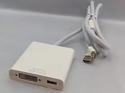Apple A1306 White Mini Display Port To Dual-link DVI Adapter Cable Dongle (L2) • $24.99